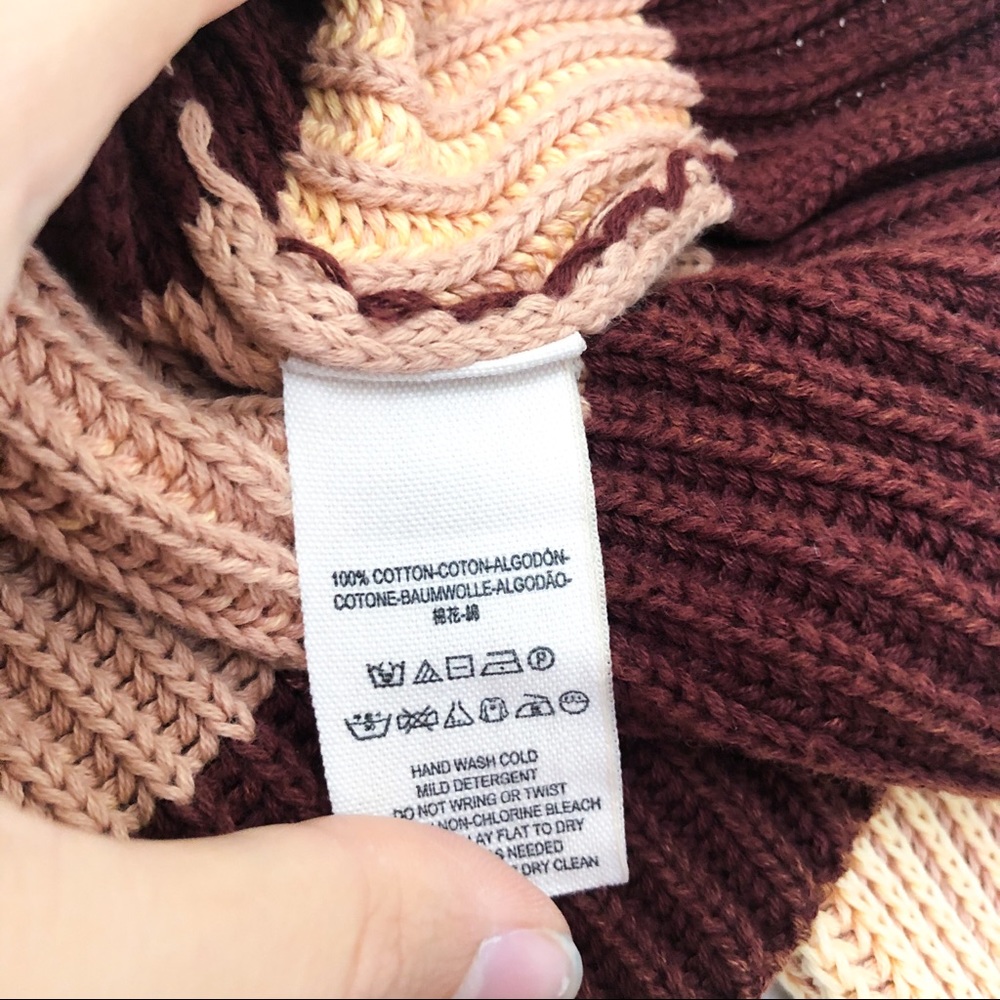 Free People Just My Stripe Sweater Rosemoon Combo - Picture 6 of 6